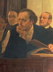 Michal Kleopas Oginski, Frederic Chopin en Stanislaw Moniuszko, uit Slavische Componisten, 1890s (detail)